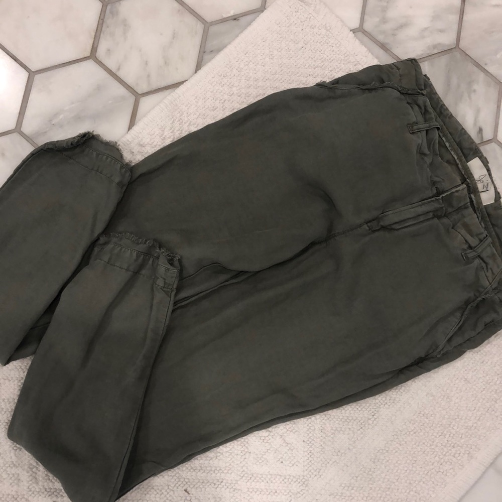 Joie army green pants